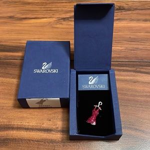 Swarovski Red Dress Pin